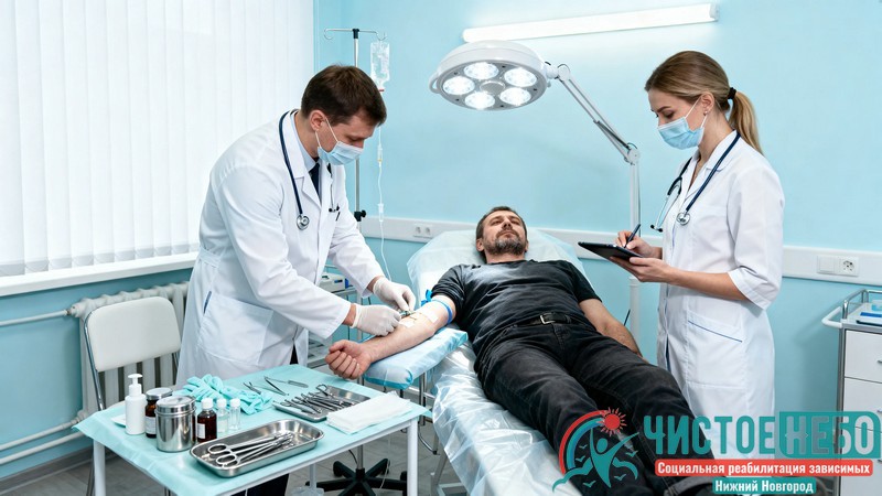 Детоксикация при алкогольной зависимости