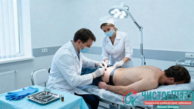 Подшивка от алкоголя в Нижнем Новгороде